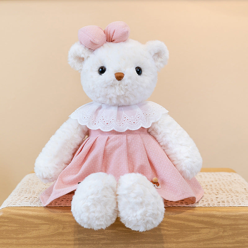 Adorable Little Bunny Plush Toy Comfort Lovey Doll Binky Rabbit for Bedtime Cuddles—Run-Run Bunny Sleep Companion for Girls, Birthday Gift