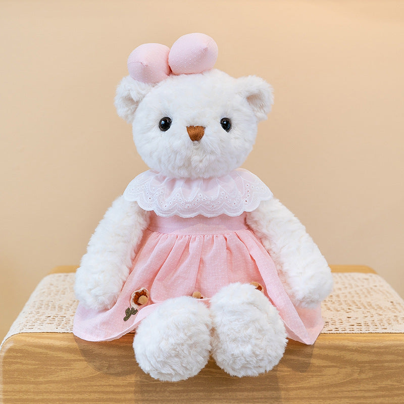 Adorable Little Bunny Plush Toy Comfort Lovey Doll Binky Rabbit for Bedtime Cuddles—Run-Run Bunny Sleep Companion for Girls, Birthday Gift