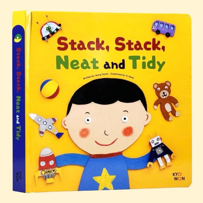 Imported Original Stack Stack Neat and Tidy Daily Storage Stickers Book Good Behavior Habits