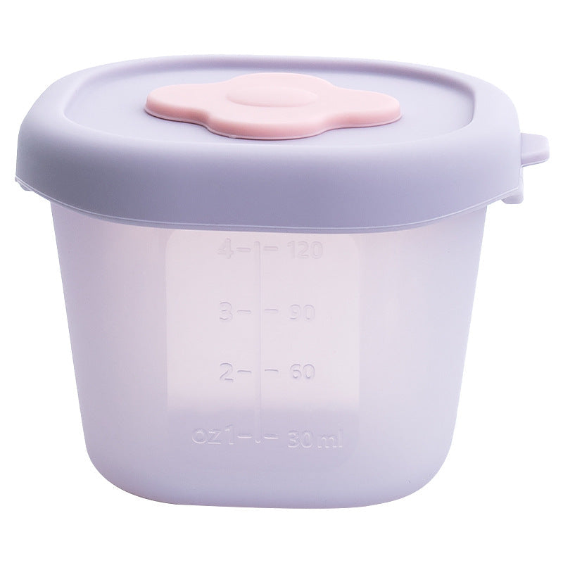 Baby Silicone Food Storage Container, Baby Puree Freezer Box, Meat Puree Freezing Tray, Portion Ice Cube Mold, Independent Storage, Baby Food Freezing Grid