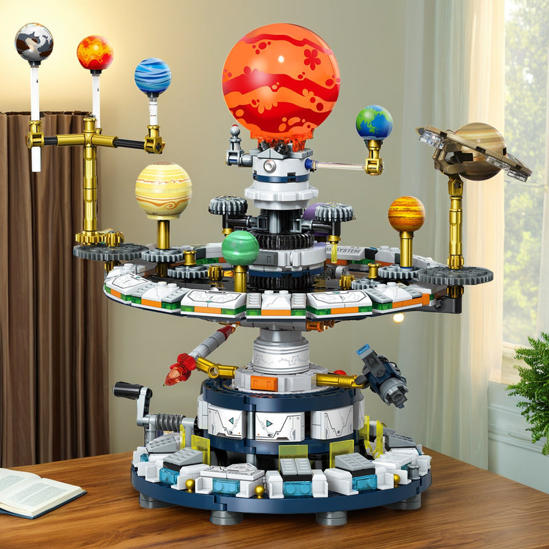 6-Year-Old New Solar System Building Blocks Eight Planets Universe Planet Boys' Assembly Toys Children's Assembly Toys