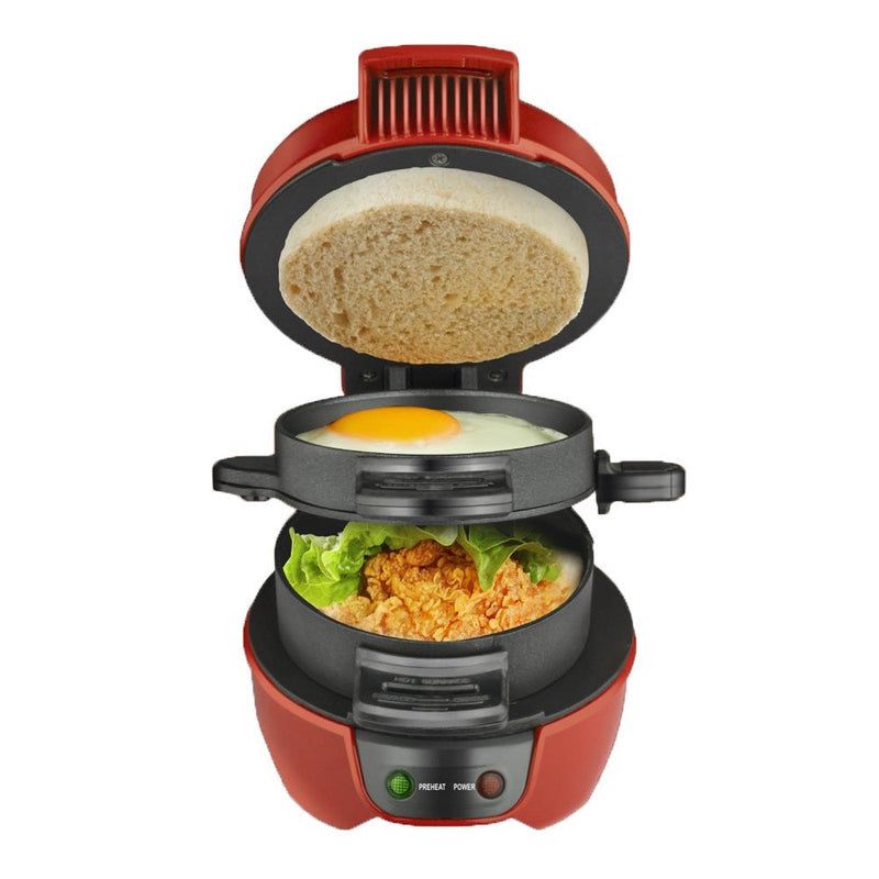 European rules multi-function hamburger machine hamburger bread machine omelette machine sandwich machine steak panini breakfast machine