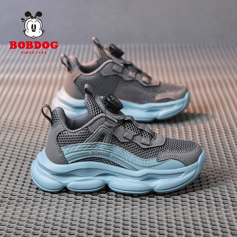 Babudou Boys' Shoes 2026 Kidsren's Mesh Sports Shoes Korean Style Dad Shoes Casual Running Shoes Lightweight Trendy Shoes