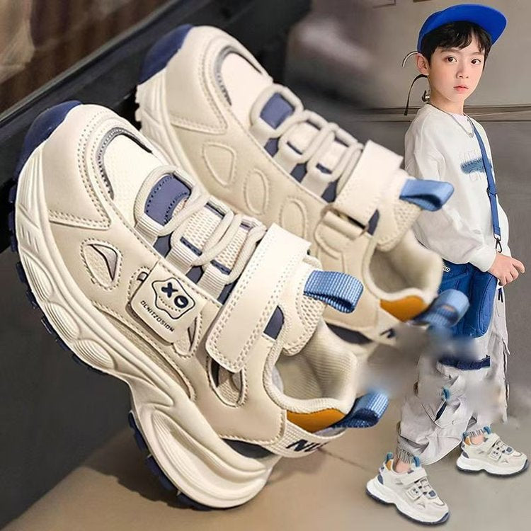 Boys Shoes 2025 Summer New Children's Mesh Breathable sneaker Middle and Big Kids Girls Fashion Casual Torre Shoes