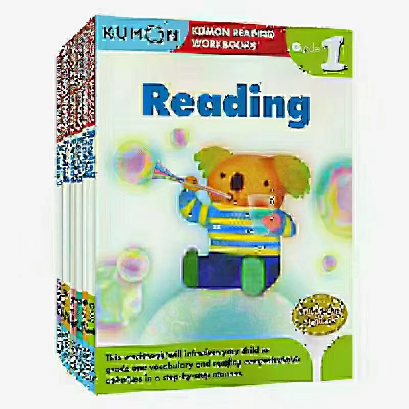 Kumon ReadinG Workbooks G1-G6 Kumon Education EnGlish OriGinal Primary School Full-year Level