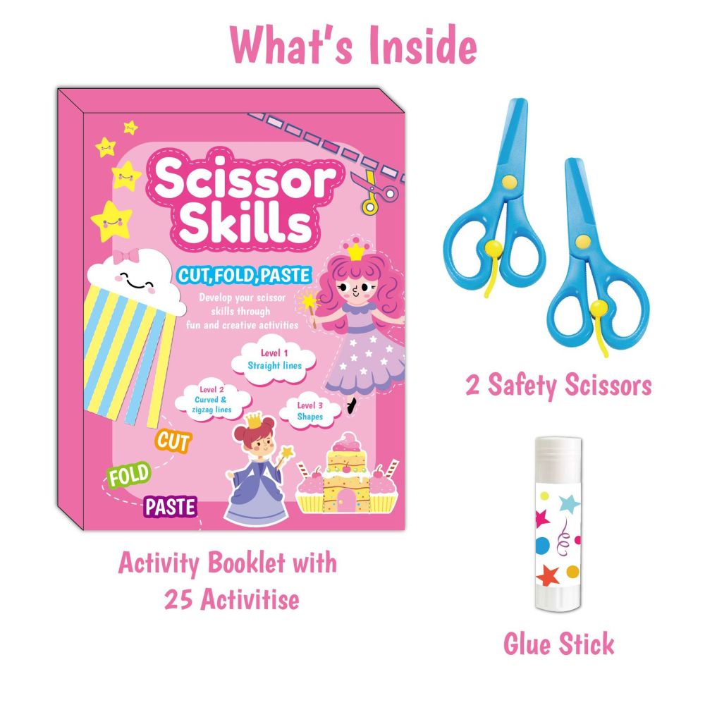 Paper cutting set for children DIY animal cartoon crafts toddler craft toys kindergarten educational paper cutting