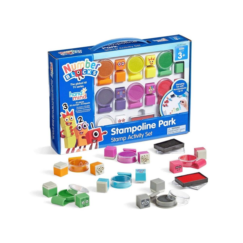 NumberBlocks co branded children s stamps washable safe and educational toys