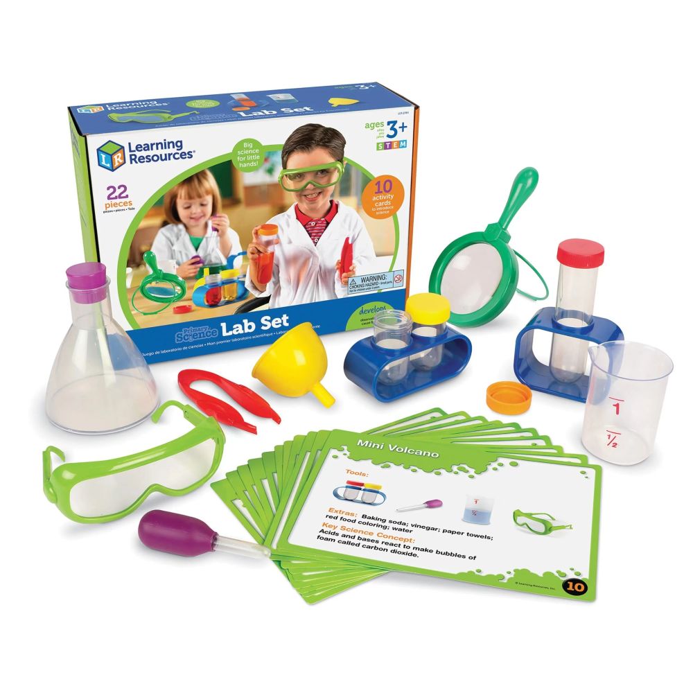 Learning Resources Experiment Kit a deluxe STEM science lab toy for children