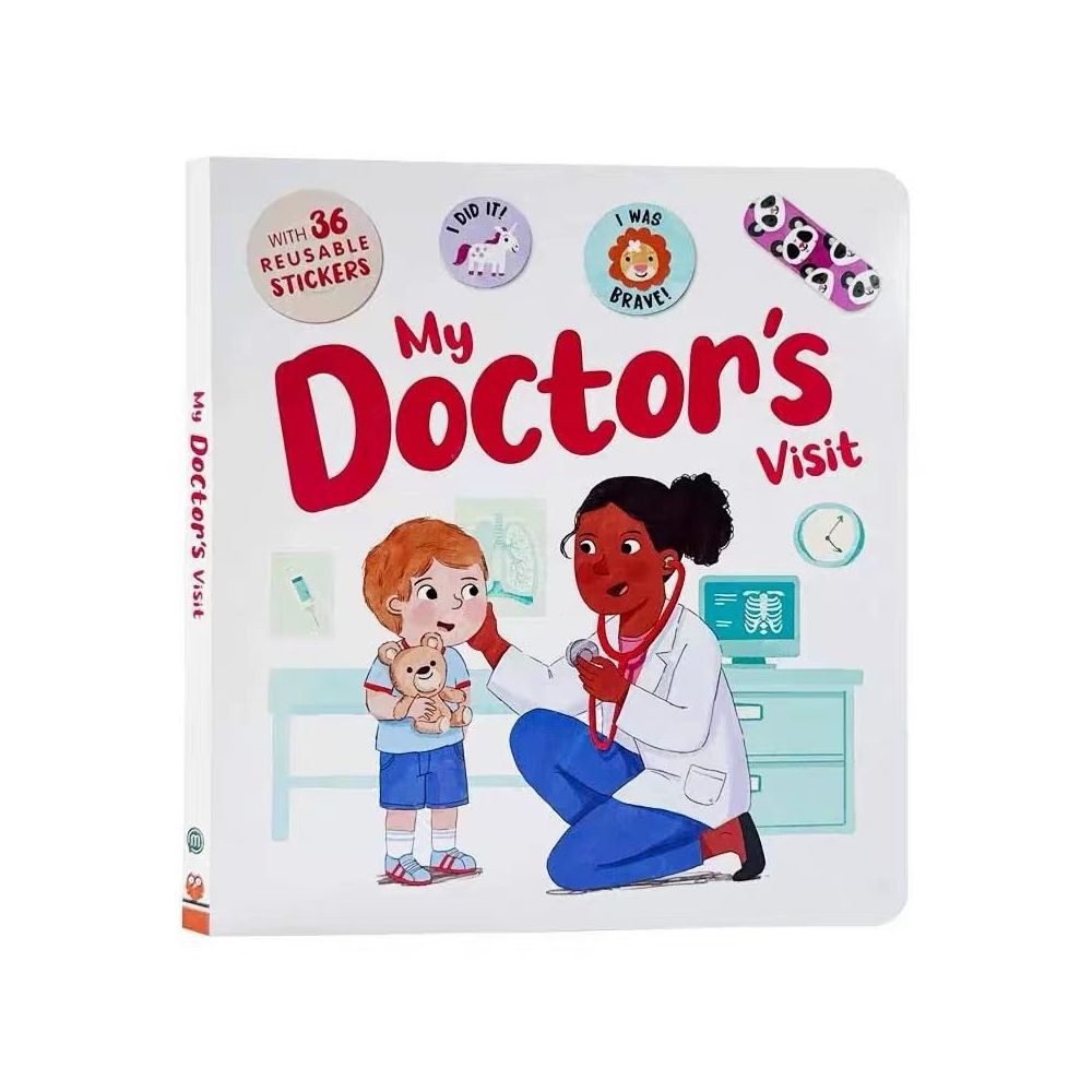 Children s Knowledge Picture Book Sticker Book 3 Books with Reusable Bedtime Habits Stickers English Version image 4