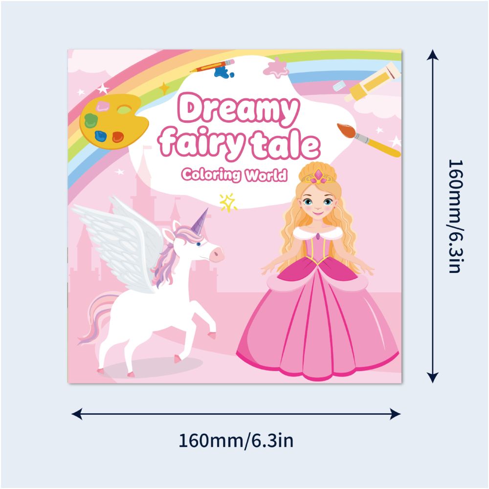 Cross border best selling cartoon coloring book for children early education DIY coloring book craft coloring book