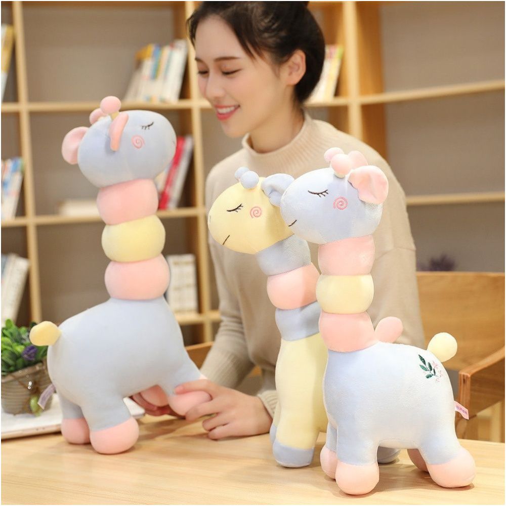 Giraffe plush toy for babies a sleep comforting doll a plush toy bag a cute non shedding claw machine item image 2