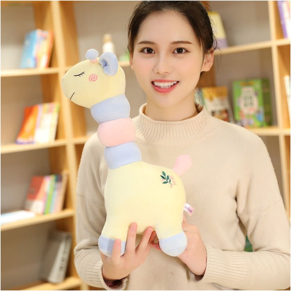 Giraffe plush toy for babies a sleep comforting doll a plush toy bag a cute non shedding claw machine item image 3