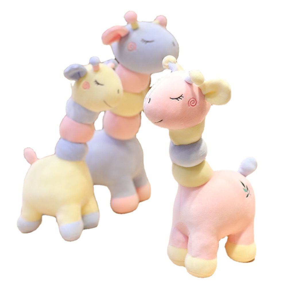 Giraffe plush toy for babies a sleep comforting doll a plush toy bag a cute non shedding claw machine item image 4