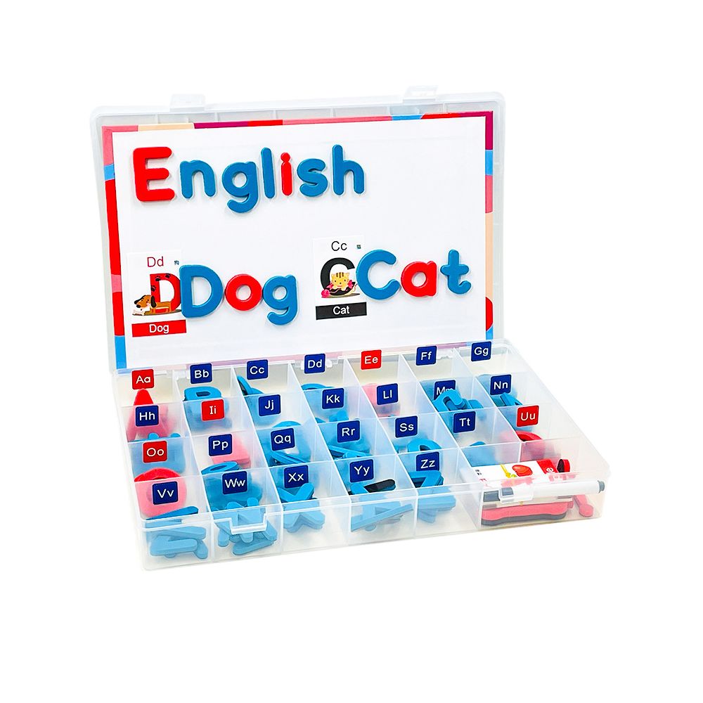 Children s Educational Toy Series Magnetic English Uppercase and Lowercase Letter Stickers Word Spelling Early Education Toys for Children image 4