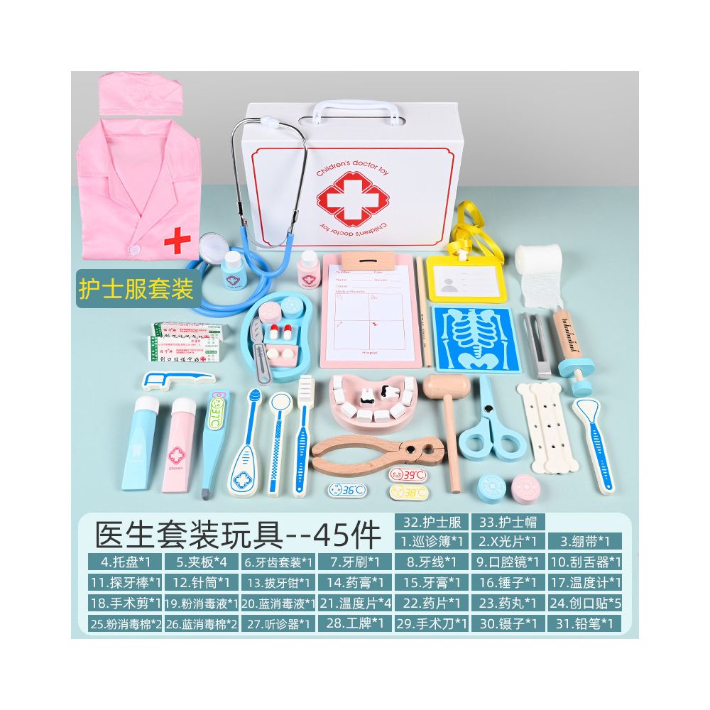Children s pretend nurse doctor toy set with stethoscope a favorite gift for girls perfect for birthdays and role playing