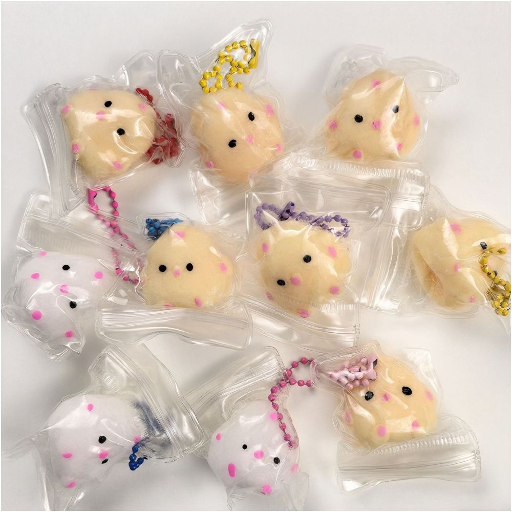 Chubby realistic plush chick toy super soft and creamy food grade stress reliever for adults