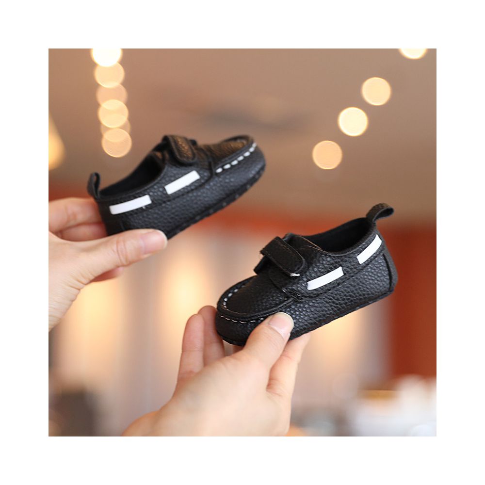 0 1 year old baby boys and girls soft cloth sole walking shoes 3 6 89 12 months old half year old baby shoes Spring and Autumn Bean shoes image 0