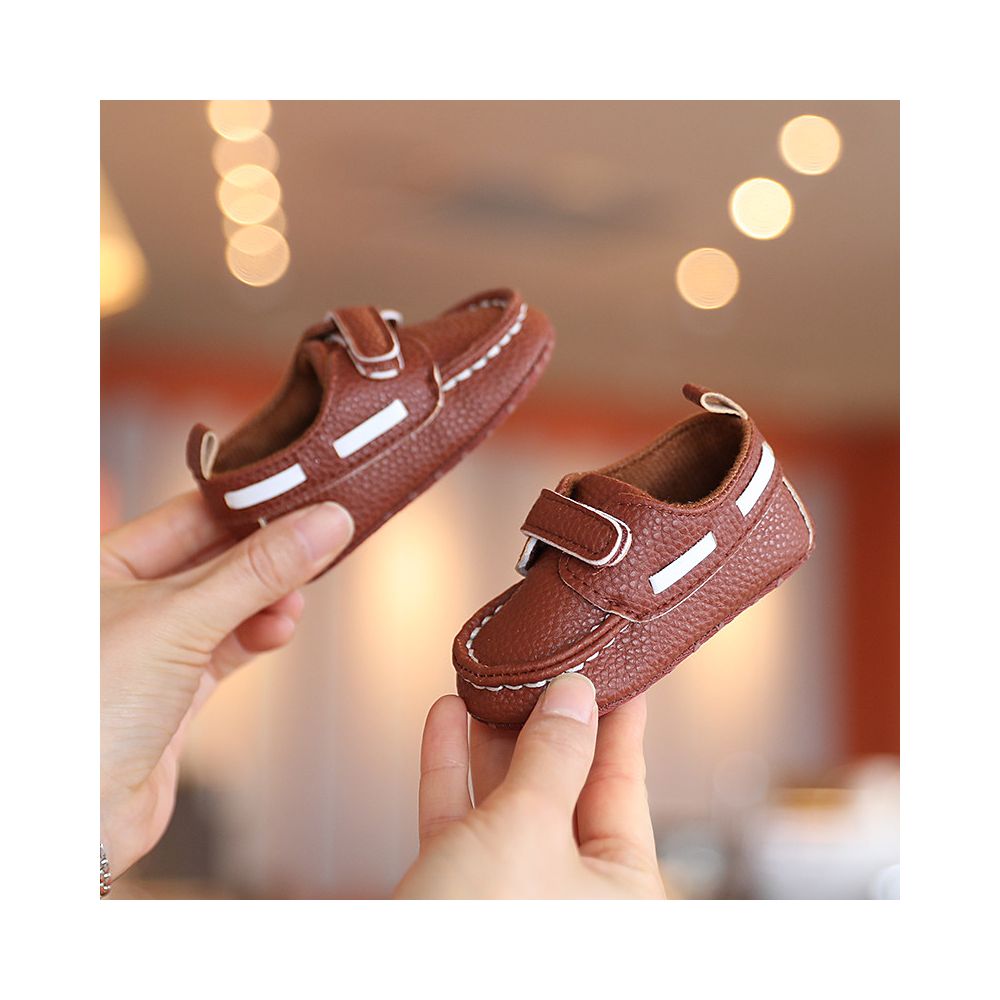 0 1 year old baby boys and girls soft cloth sole walking shoes 3 6 89 12 months old half year old baby shoes Spring and Autumn Bean shoes image 3