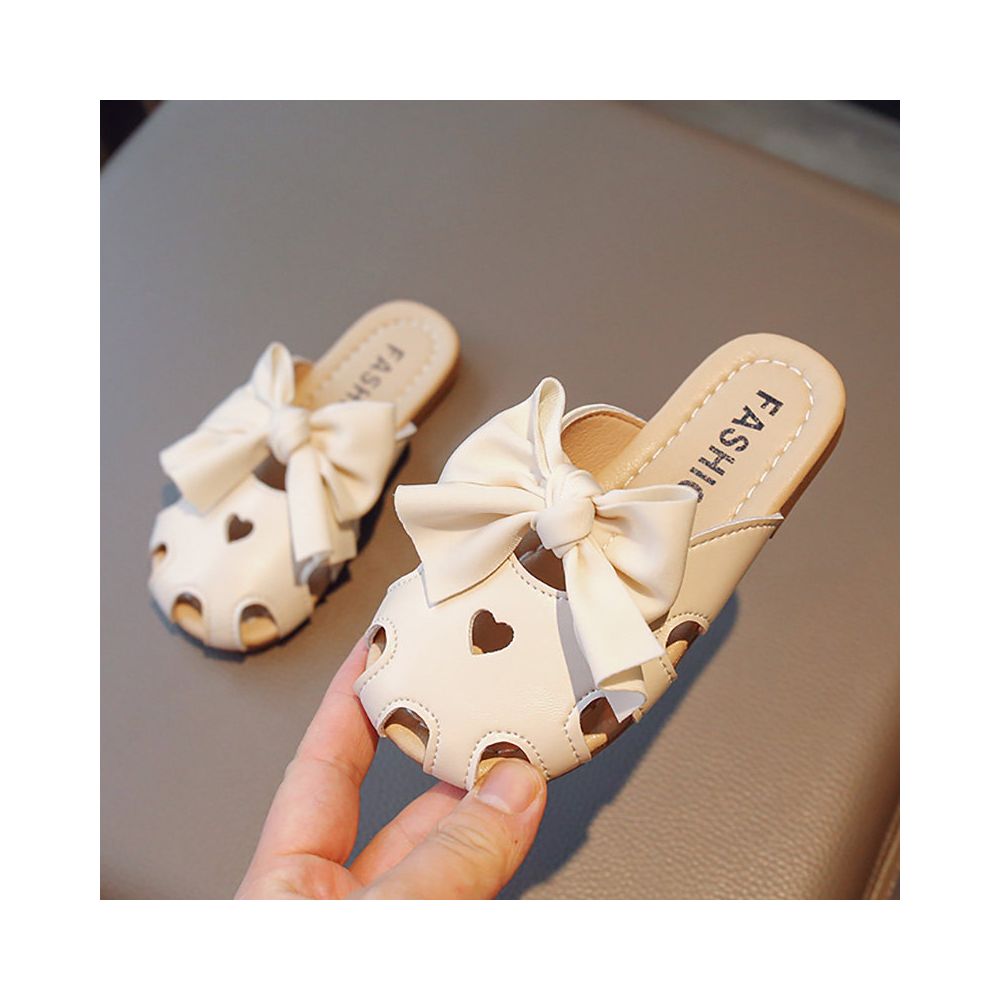 Girls Half Slippers Summer Baotou Fashion Outerwear Girls Xiaoxiang Wind Cool Slippers Children s Western Style Lazy Middle aged Children image 1