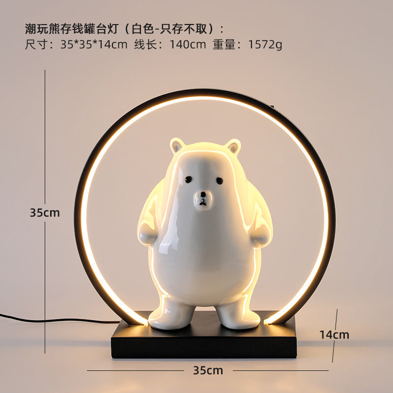 Star Person Bedroom Bedside Lamp USB Rechargeable Table Lamp Night Light Decorative Ornament Practical Gift for Friends (For Him & Her)