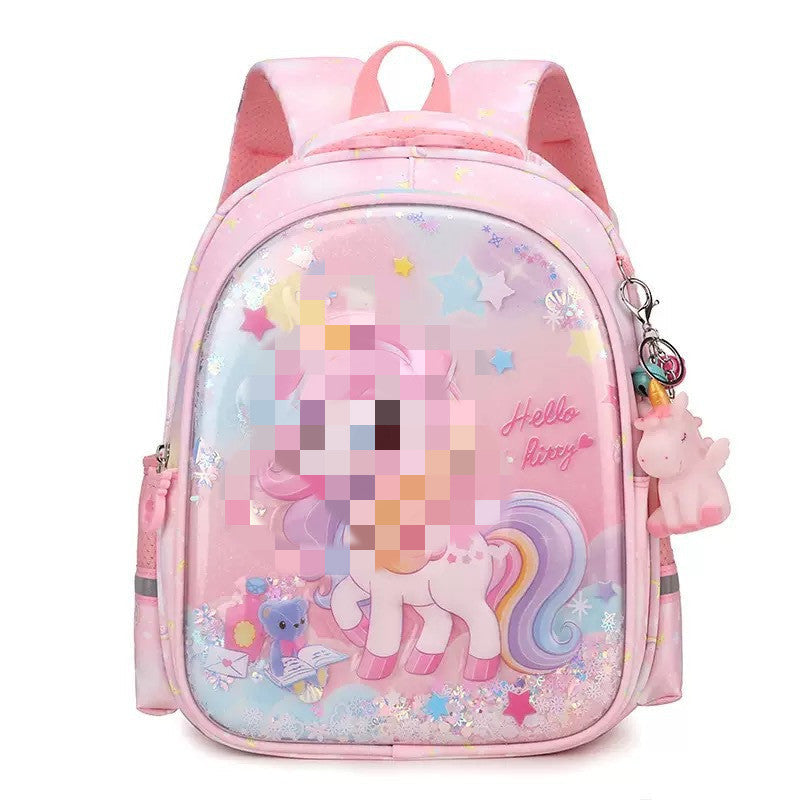 Children's Schoolbags Cartoon Cute Kuromi Baby Kindergarten Backpack Burden-Reducing Primary School Students First and Second Grade Backpack