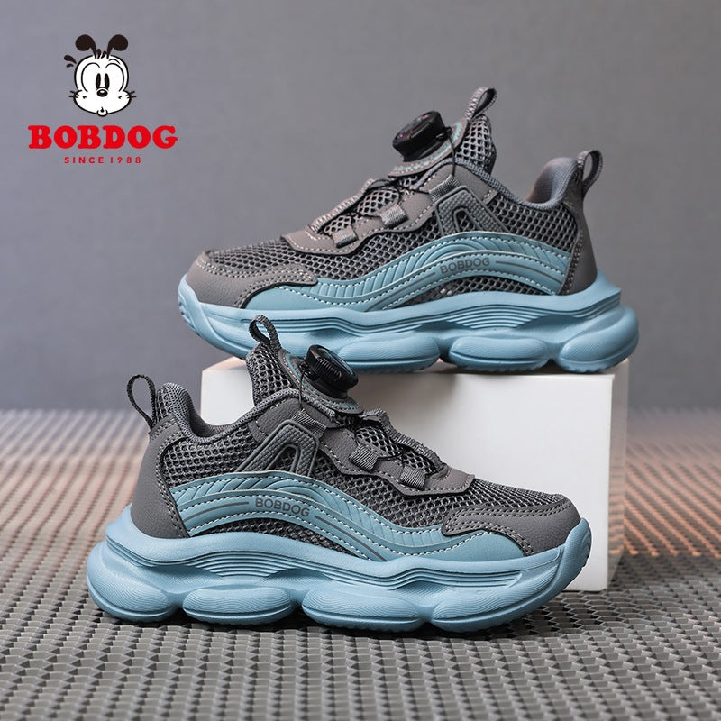 Babudou Boys' Shoes 2026 Kidsren's Mesh Sports Shoes Korean Style Dad Shoes Casual Running Shoes Lightweight Trendy Shoes