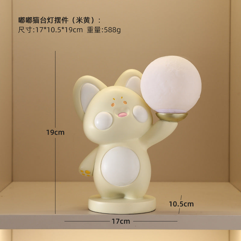 Star Person Bedroom Bedside Lamp USB Rechargeable Table Lamp Night Light Decorative Ornament Practical Gift for Friends (For Him & Her)