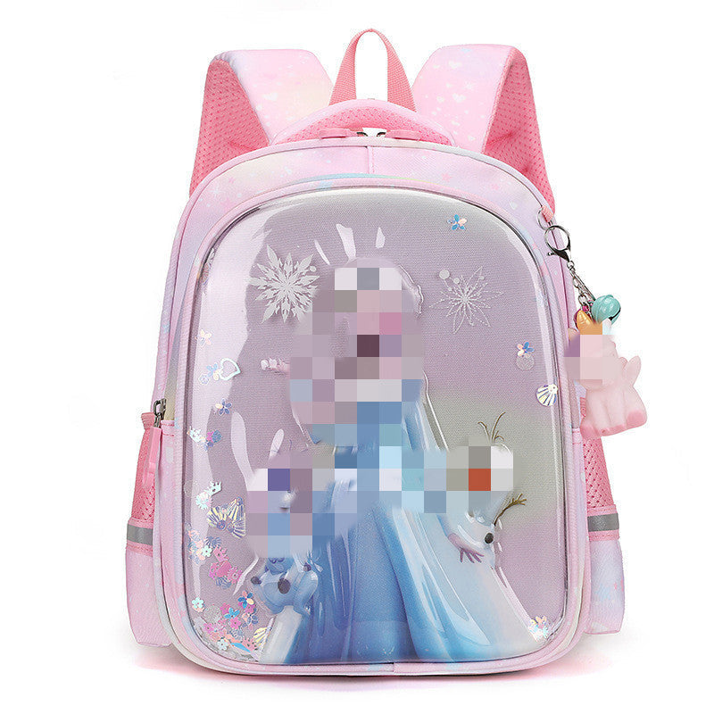 Children's Schoolbags Cartoon Cute Kuromi Baby Kindergarten Backpack Burden-Reducing Primary School Students First and Second Grade Backpack
