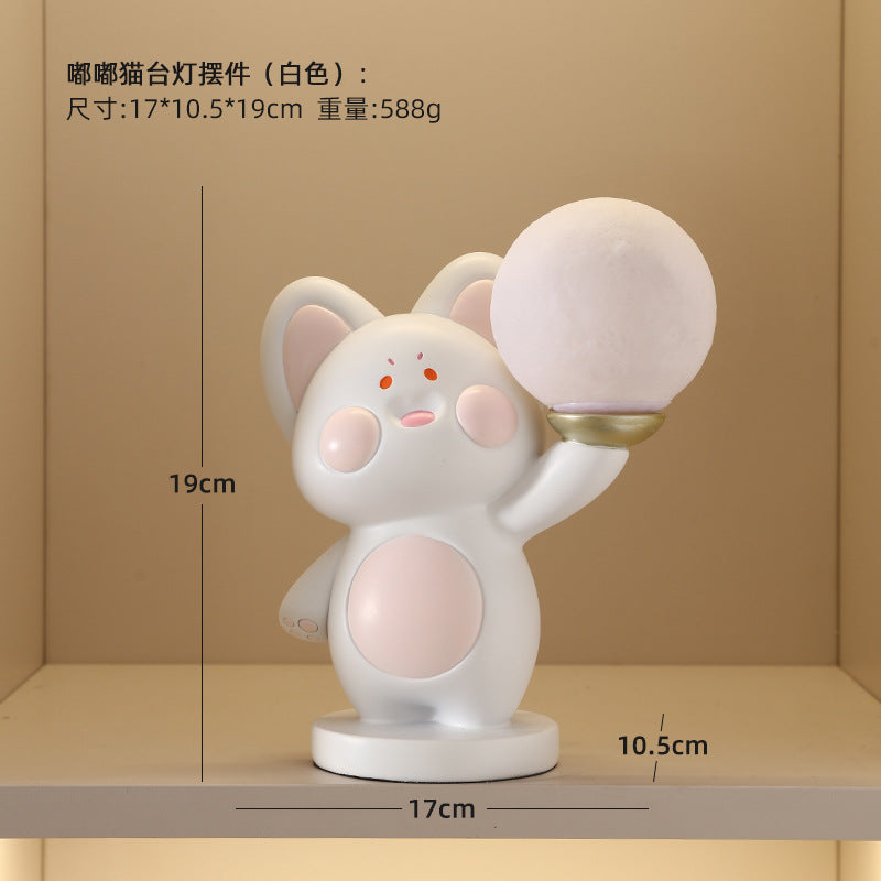Star Person Bedroom Bedside Lamp USB Rechargeable Table Lamp Night Light Decorative Ornament Practical Gift for Friends (For Him & Her)