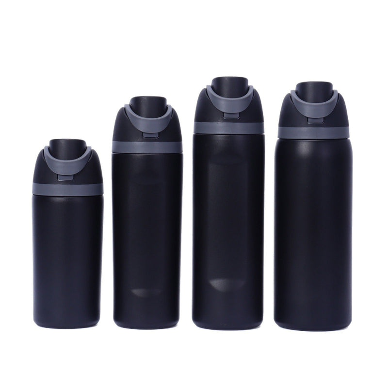 Cross-Border Fruit Cup Owala Style Thermos Cup Large Capacity Double-Layer Vacuum Sports Water Bottle Outdoor Handle Water Bottle