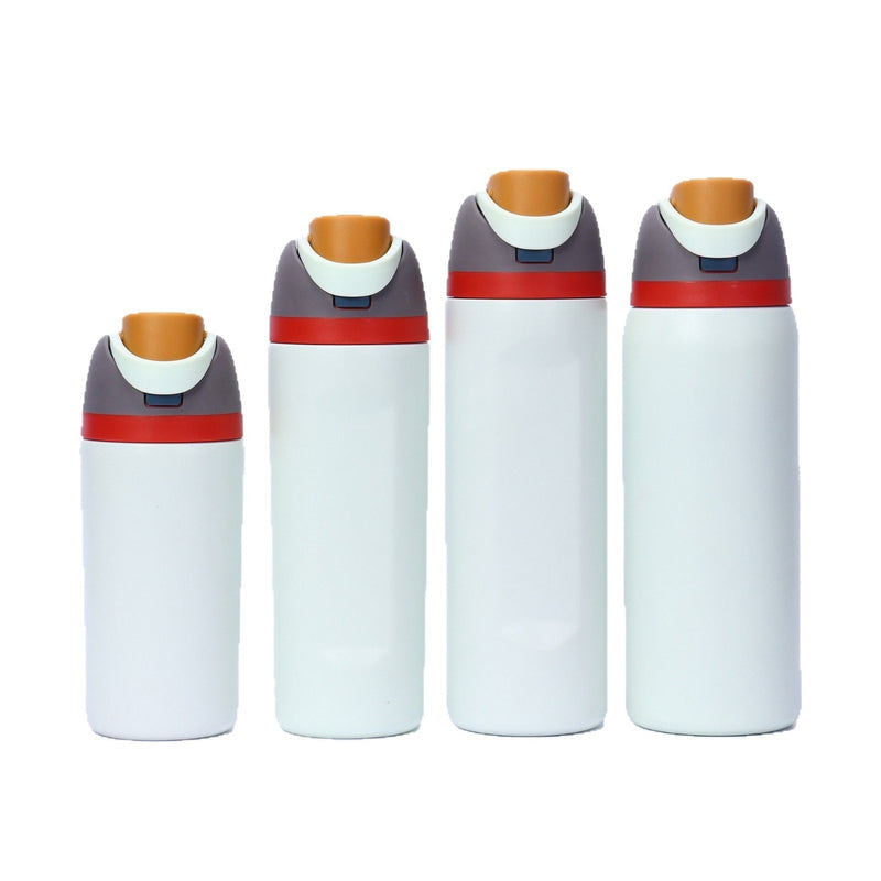 Cross-Border Fruit Cup Owala Style Thermos Cup Large Capacity Double-Layer Vacuum Sports Water Bottle Outdoor Handle Water Bottle