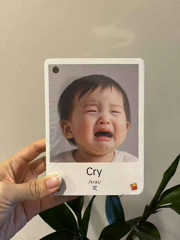 Real-Life Parent-Child TPR Action Command Flashcards (English Enlightenment & Bilingual Early Learning) — Supports Point-Reading