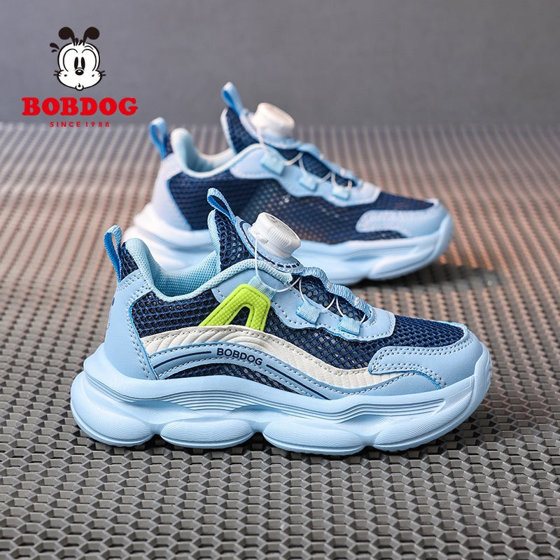 Babudou Boys' Shoes 2026 Kidsren's Mesh Sports Shoes Korean Style Dad Shoes Casual Running Shoes Lightweight Trendy Shoes