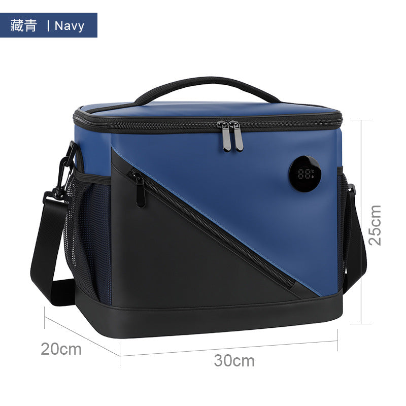 Sufei One-Touch Temperature Display Picnic Bag, Insulated Bag, Sealed and Leak-Proof, Long-Lasting Thermal Insulation and Cold Preservation, Outdoor Camping Travel Ice Bag