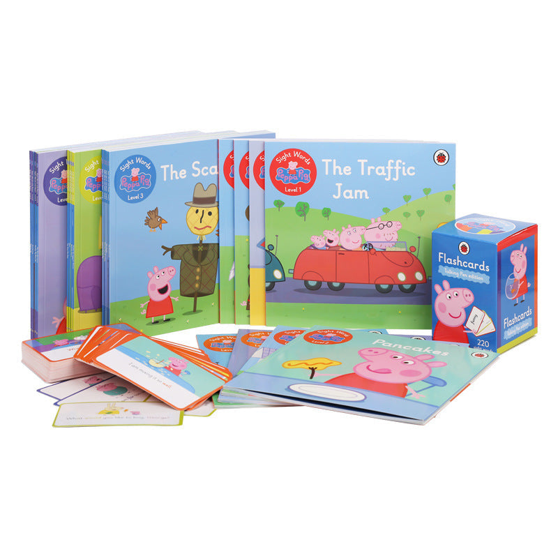 Sight Words with Peppa 20-Volume Set 1 Box Flash Cards Reading Version [Classic]