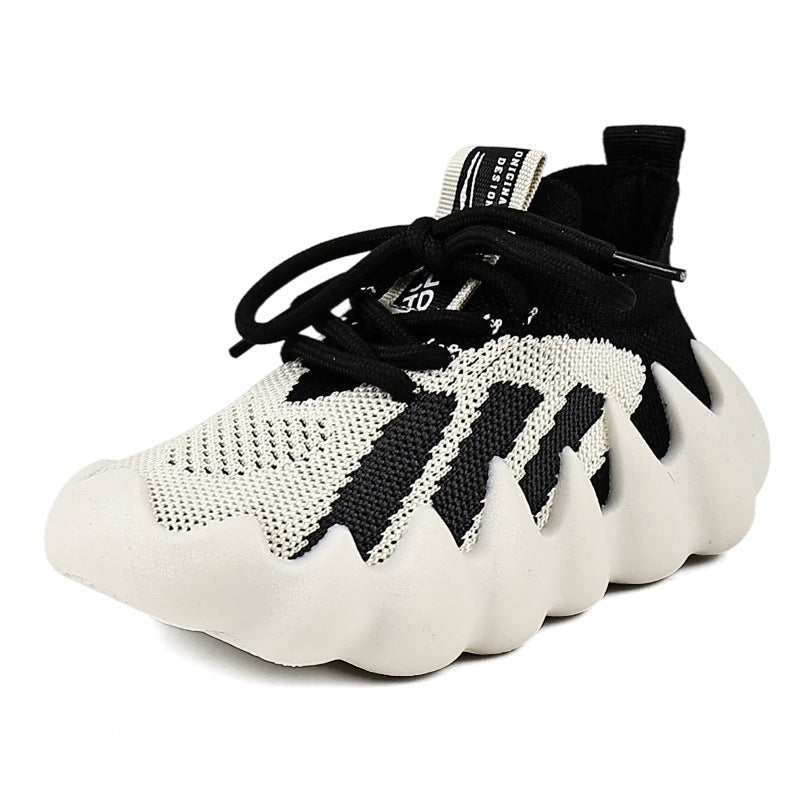 Spring and Autumn Children's Octopus Coconut Shoes Boys' Breathable Sports Shoes Girls' Baby Sock Shoes Casual Versatile