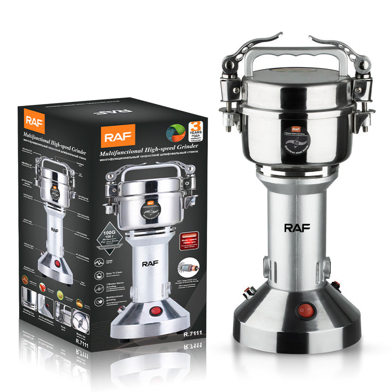 RAF European gauge cross-border household commercial mill electric dry mill whole grains Medicinal Herbs Coffee Grinder
