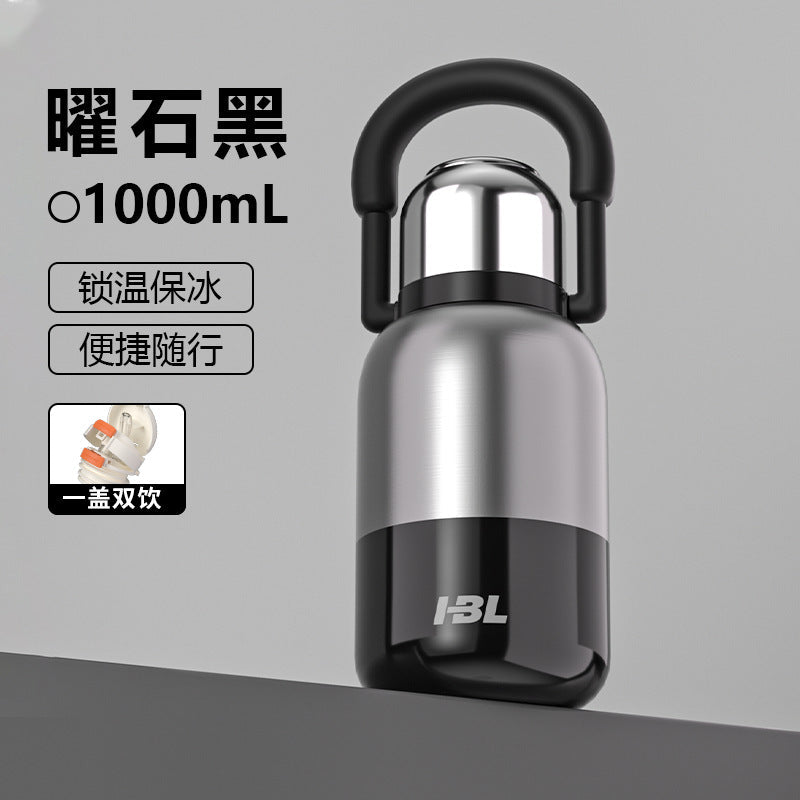 316 stainless steel liner vacuum all-steel thermal Pot Men's outdoor travel mountaineering portable large capacity thermal insulation Cup