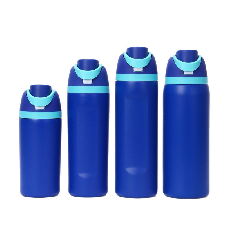 Cross-Border Fruit Cup Owala Style Thermos Cup Large Capacity Double-Layer Vacuum Sports Water Bottle Outdoor Handle Water Bottle
