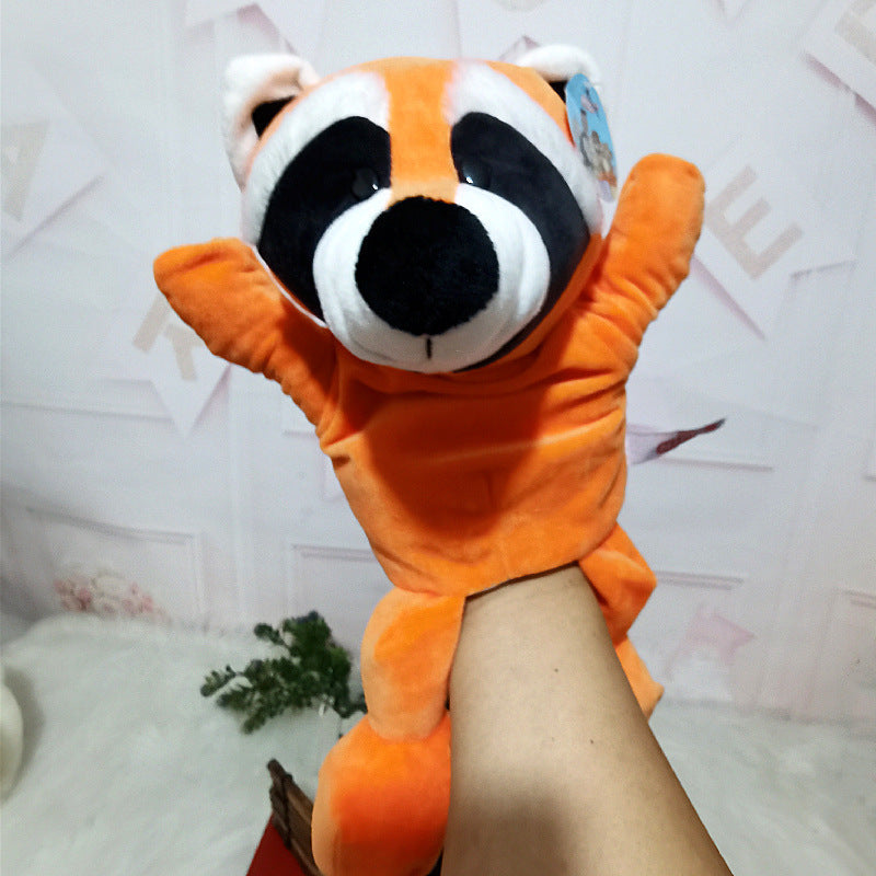 Ventriloquism Animal Hand Puppet Plush Toy Family Interactive Gloves Kindergarten Storytelling Can Open Mouth Doll Rag Doll