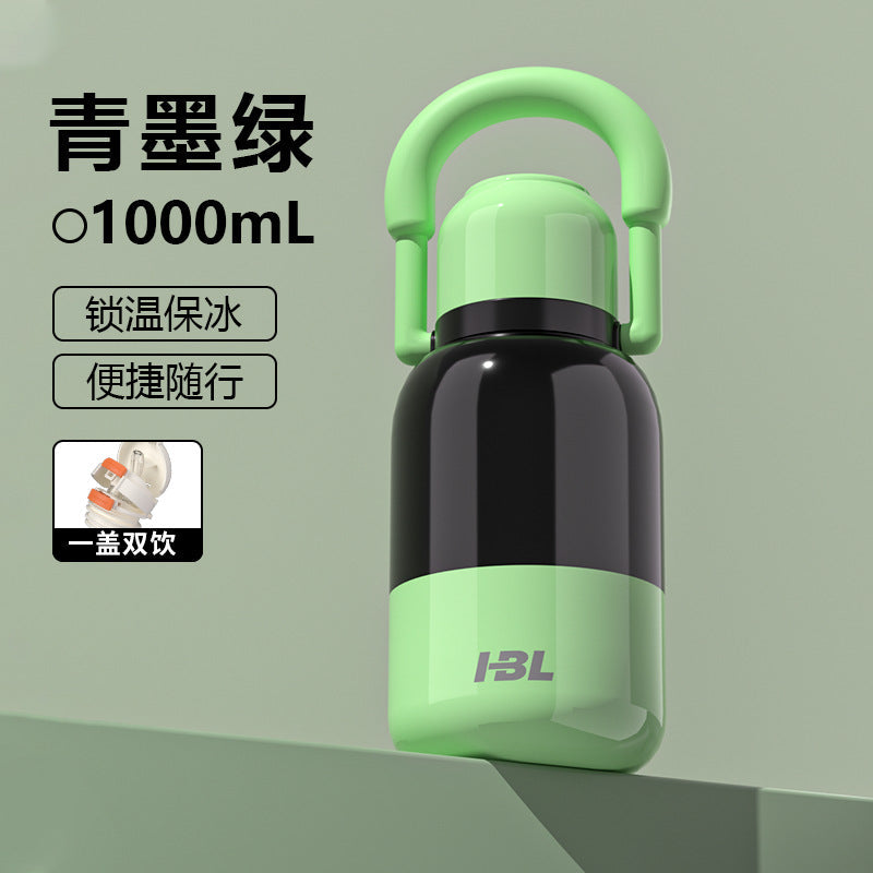 316 stainless steel liner vacuum all-steel thermal Pot Men's outdoor travel mountaineering portable large capacity thermal insulation Cup