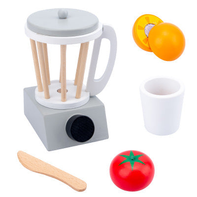 Kids Pretend Play Tea Set & Dessert Set, Role-Play Wooden Toys for Preschool Kindergarten, Imaginative Housekeeping Pretend Play