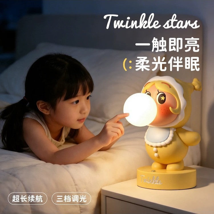 Star Person Bedroom Bedside Lamp USB Rechargeable Table Lamp Night Light Decorative Ornament Practical Gift for Friends (For Him & Her)