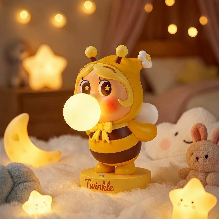 Star Person Bedroom Bedside Lamp USB Rechargeable Table Lamp Night Light Decorative Ornament Practical Gift for Friends (For Him & Her)