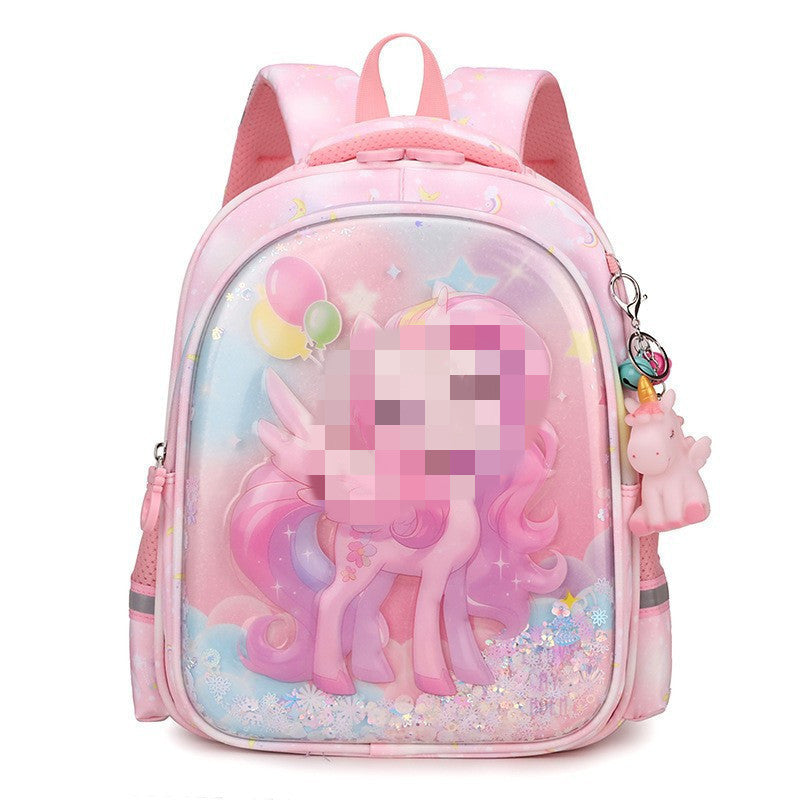 Children's Schoolbags Cartoon Cute Kuromi Baby Kindergarten Backpack Burden-Reducing Primary School Students First and Second Grade Backpack