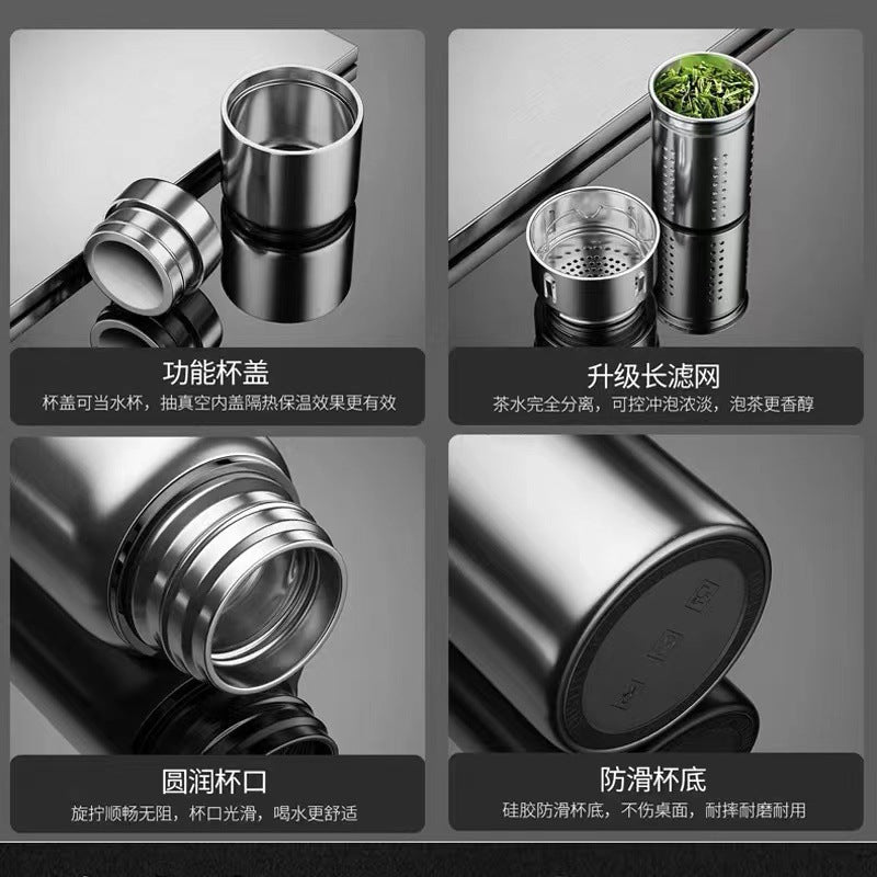 316 stainless steel liner vacuum all-steel thermal Pot Men's outdoor travel mountaineering portable large capacity thermal insulation Cup