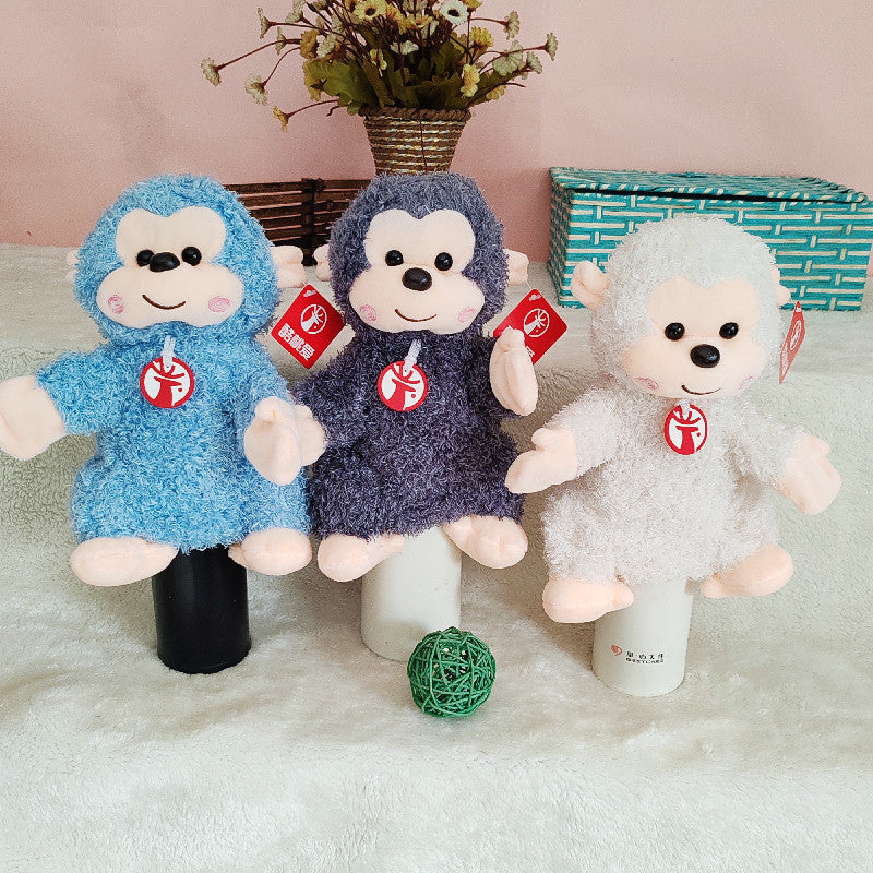 Ventriloquism Animal Hand Puppet Plush Toy Family Interactive Gloves Kindergarten Storytelling Can Open Mouth Doll Rag Doll