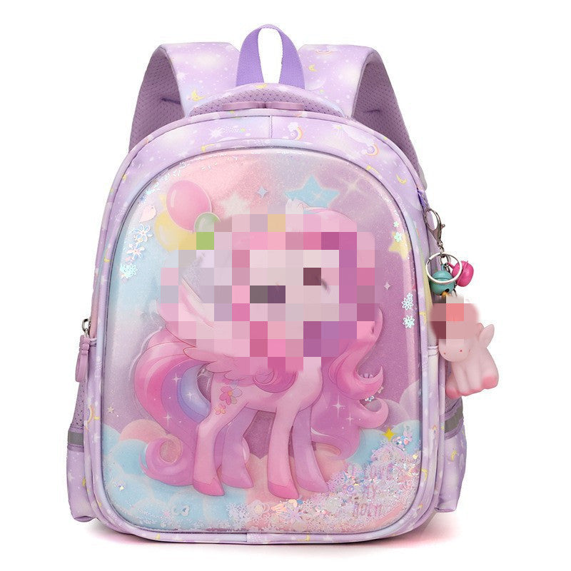 Children's Schoolbags Cartoon Cute Kuromi Baby Kindergarten Backpack Burden-Reducing Primary School Students First and Second Grade Backpack