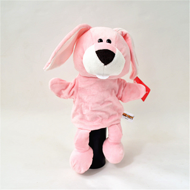 Ventriloquism Animal Hand Puppet Plush Toy Family Interactive Gloves Kindergarten Storytelling Can Open Mouth Doll Rag Doll