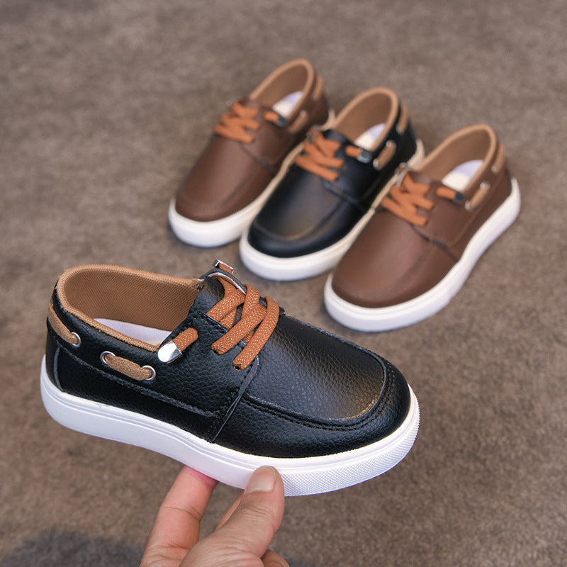 Children's Sports Shoes, Slip-On Loafers, Breathable Men's Shoes, Spring Low-Top Soft-Soled Casual Shoes, Versatile Sneakers, Lightweight